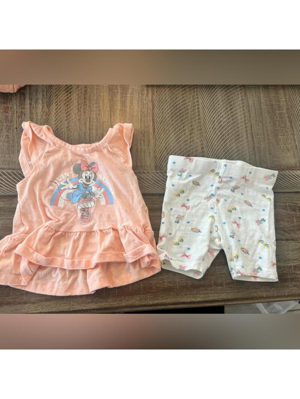 Disney Minnie Mouse babygirl 12 m matching set